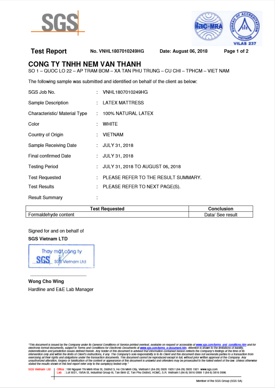 chung nhan nem van thanh