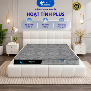 Nệm Eurohome Foam Hoạt Tính Plus