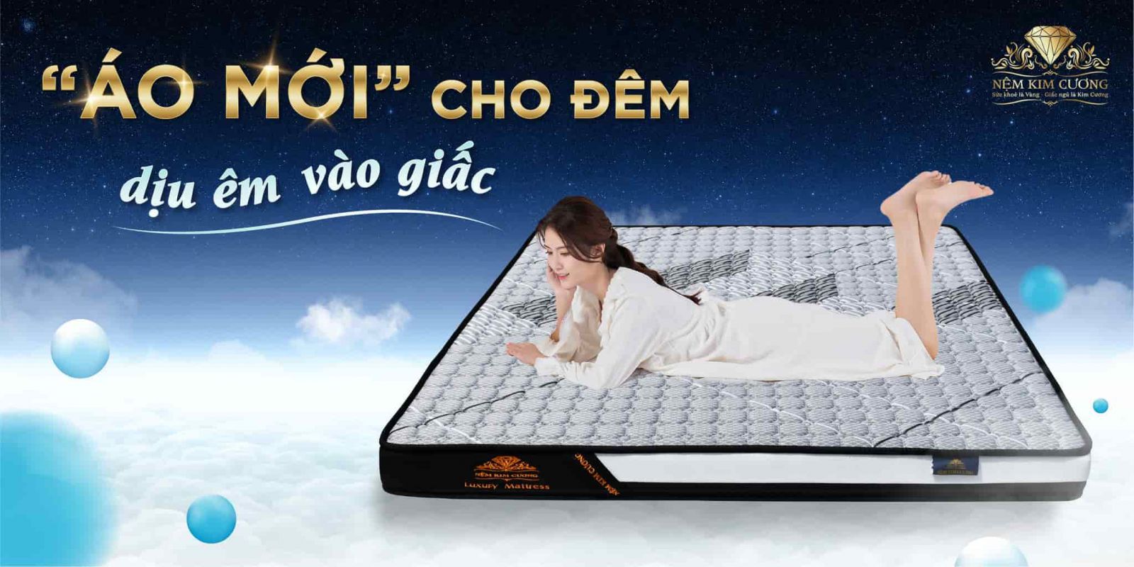 Nệm ép tổng hợp Kim Cương tại Đà Nẵng chính hãng tại showroom Nội Thất Nệm Việt